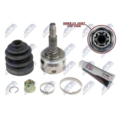 Bild av NTY NPZ NS 001 Tête De Cardan Essieu avant, côté roue avec bague ABS NISSAN: Primera Berline, 5 portes
