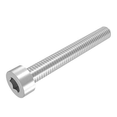 Bild av SECCARO Cylinderskruv M8 x 60 mm, rostfritt stål V2A VA A2, DIN 912/ISO 4762, insexkant, full gänga, 20 stycken