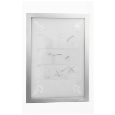 Bild av Durable Inforam självhäftande DURAFRAME wallpaper A4 silver