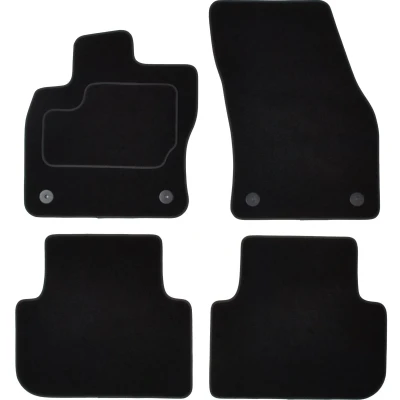 Bild av MAMMOOTH A041 VW372 PRM 01 Ensemble de tapis sol Textile avant et arrière 4 noir VOLKSWAGEN: Tiguan II