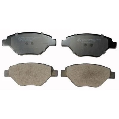 Bild av DENCKERMANN B110928 Jeu de plaquettes frein Essieu avant non préparé pour indicateur d&#039;usure, contact signal d&#039;usure exclu RENAULT: MEGANE 2