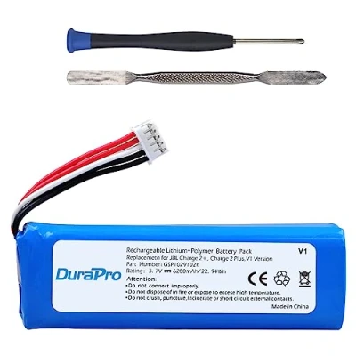 Bild av DuraPro 6200 mAh batteri för JBL Charge 2/2 Plus/2+ Version One GSP1029102R P763098