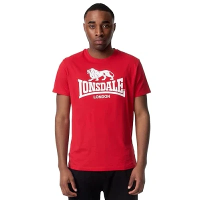 Bild av Lonsdale Normale Passform ST Erney Tshirt med print, Storlek: XL, Red
