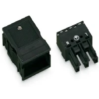 Bild av Winsta Socket with strain relief housing 3 pole black