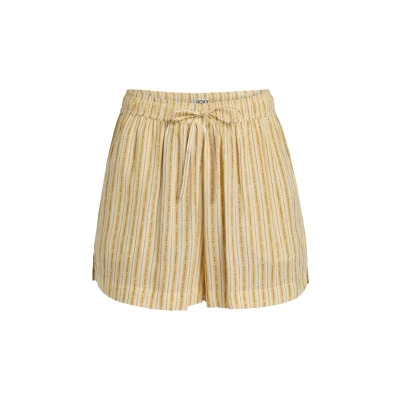 Bild av Roxy Lekeitio Break HIGH Printed Shorts, Storlek: Medium, Beige