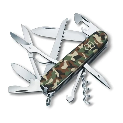 Bild av Victorinox 1371313 fickkniv Huntsman (15 funktioner, sax, träsåg, korkskruv, kapsylöppnare, trådavdragare)