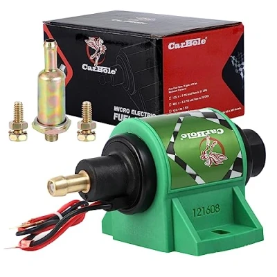 Bild av CarBole Universell 12 V elektrisk bränslepump, 4 7psi bensinpump, 380 kopparspole, ström 1,02,0 A
