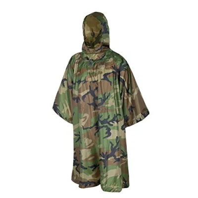 Bild av Helikon, Poncho USA, Modell polyester, Skog, one size stor