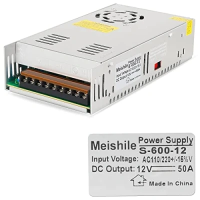 Bild av DC 12 V 50 A 600 W strömförsörjning strömförsörjningsomvandlare transformator strömförsörjningsindustrin enhet 110/220 AC till Watt