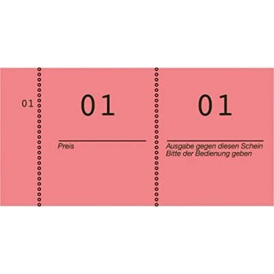 Bild av Avery Zweckform Nummerblock 105 x 53 mm numrerad (paket om 10)