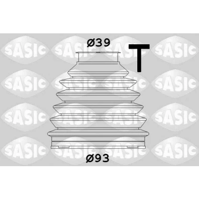 Bild av SASIC 1900015 Soufflet De Cardan côté roue Thermoplastique PEUGEOT: 407 Berline, SW, 307 3/5 portes, CITROËN: C4 I Picasso 1