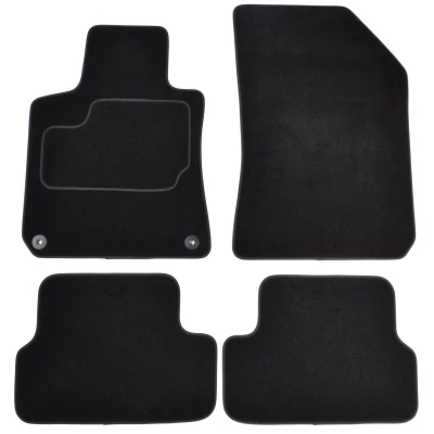 Bild av MAMMOOTH A041 PGT160 PRM 01 Ensemble de tapis sol Textile avant et arrière 4 noir PEUGEOT: 308 II 3/5 portes