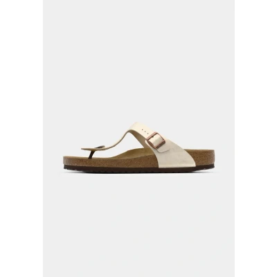 Bild av Birkenstock Gizeh BF Regular Tåsandaler, Storlek: 35, Pearl white Förstklassig skinnimitation