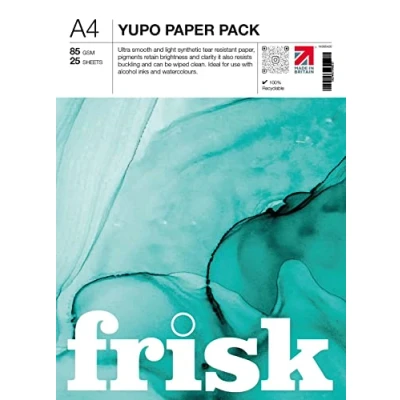 Bild av Frisk 14385425 Yupo papperspaket A4, vit, 25 stycken