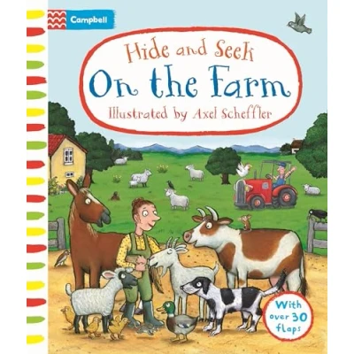Bild av Hide and Seek On the Farm: A Lift flap Book With Over 30 Flaps!