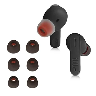 Bild av kwmobile 6 x kuddar kompatibla med JBL Tune 230 NC TWS/T230NC 3 storlekar silikonöronproppar In Ear hörlurar