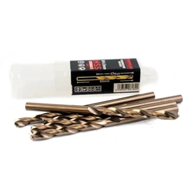 Bild av Ferrcan HSS DIN338 M35 metallborr 5% Turbomax kobolt för borrning i rostfritt stål, järn och andra metaller 5 pack per mätning (4.5mm)