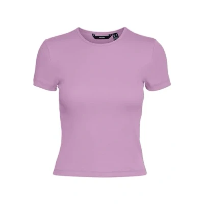 Bild av VERO MODA dam Vmchloe Ss Short JRS Noos Top, Pastelllavendel, S