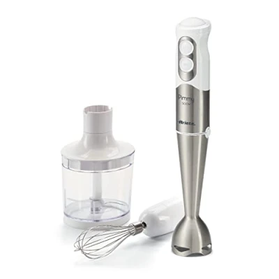 Bild av Ariete 886 Pimmy handmixer, 18/8 rostfritt stål, 1 liter, Acier Inoxydable/Blanc