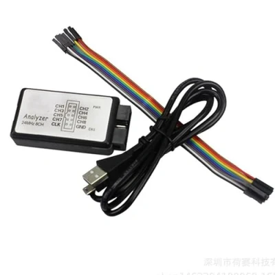 Bild av Logic Analyzer 8 CH, USB analysator enhet med kabel 24 MHz kanals UART IIC SPI felsökning