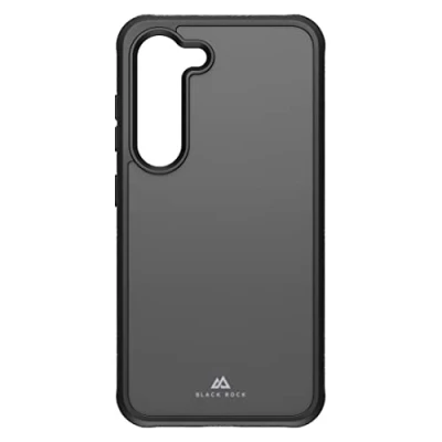 Bild av Black Rock robust fodral transparent lämpligt för Samsung Galaxy S23 5G I mobilskal, överdrag, stötsäkert, reptåligt, skyddsfodral (frostat glas)