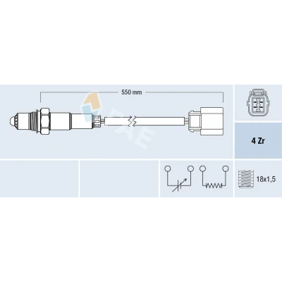 Bild av Lambdasond, honda civic coupé vii, hatchback sedan prelude v, stream, 36531 PLD 013, 36531PLPRA012M2, PLR A0