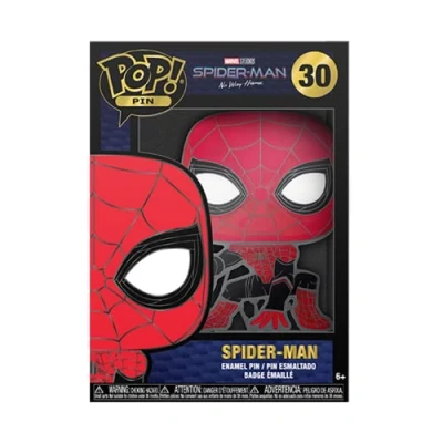Bild av Funko Pop! Stort emaljstift Marvel: Spindelmannen Tom Holland söt samlarbrosch för ryggsäckar och väskor presentidé Filmfans