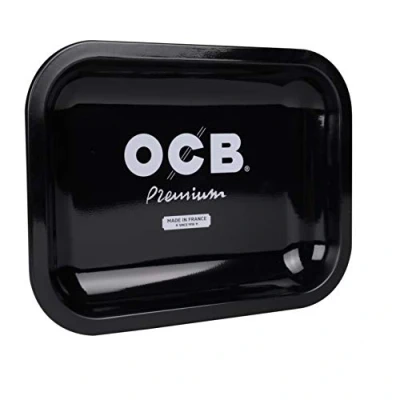 Bild av OCB Premium Rolling Metal Tray, metall, medium, 11,5 W x 7,5 l