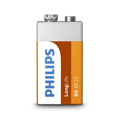 Bild av Philips LongLife 6F22L1B Batteri 9V Kolzink