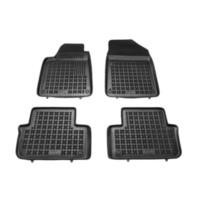 Bild av REZAW PLAST 201301 Ensemble de tapis sol Caoutchouc avant et arrière 4 noir Sur mesure PEUGEOT: 407 Berline, SW