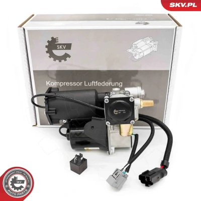 Bild av Kompressor, tryckluftssystem, land rover range iii, LR010375, LR011839, LR015089, LR025111, LR033311, LR038109, LR038110, LR038111