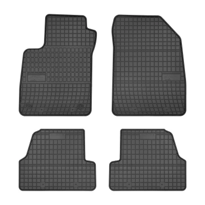 Bild av FROGUM 0708 Ensemble de tapis sol Caoutchouc avant et arrière 4 noir Sur mesure OPEL: Mokka / X