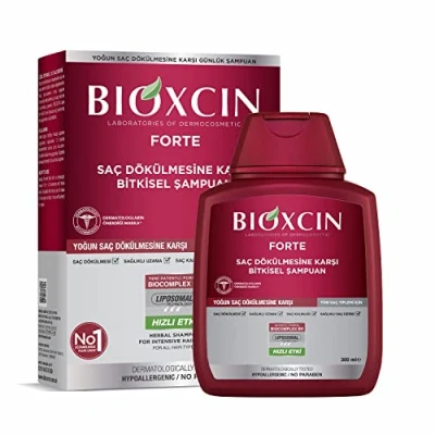 Bild av BIOXCIN FORTE schampo mot intensivt håravfall effektiv och snabb med organiskt komplex B11 kliniskt testad starkare, tjockare hårväxt