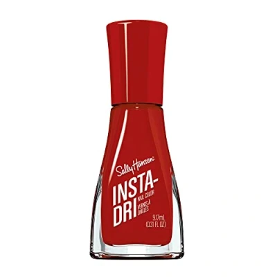 Bild av Sally Hansen Insta Dri nagellack, 3 i 1 formel, primer, färg och överlack, snabbtorkande, precisionspensel, 390 That&#039;S A Blazing!