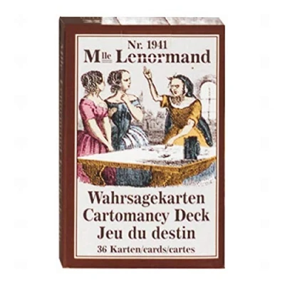 Bild av Piatnik 194115 Mlle. Lenormand Tarot &amp; Wahrsage kort tysk version