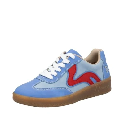 Bild av Rieker dam M5512 sneakers låg, Blå 10, 41 EU, EU