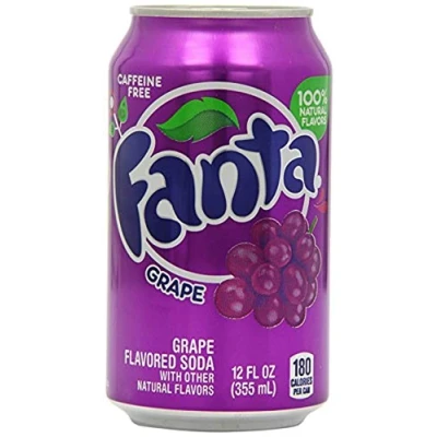 Bild av Fanta Grape Fridge Pack Cans, 355 mL, 12