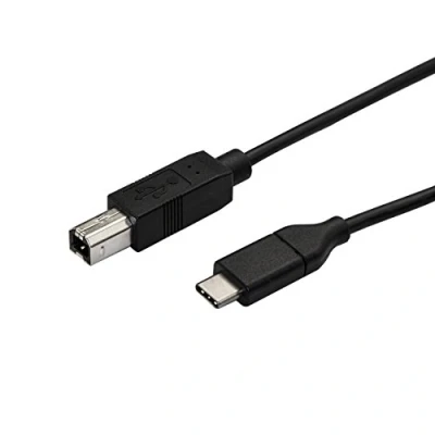 Bild av StarTech.com 0,5 m USB B till C skrivarkabel, 2.0, Typ skrivarkringsenhetskabel