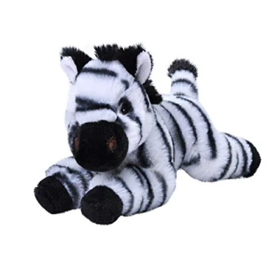 Bild av Wild Republic Ecokins Mini Zebra, gosedjur av tyg, hållbar leksak, babygåva till födseln pojkar och flickor, mjukisdjur, 20 cm