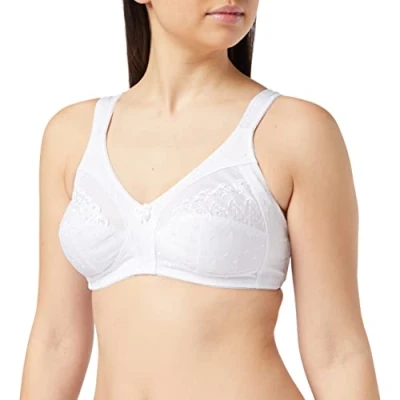 Bild av Sassa Dam Soft bh Funktion Vardaglig BH, Vit Weiß (Weiß 00100), 85B
