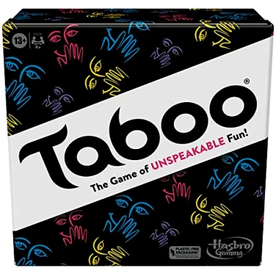 Bild av Hasbro Gaming Taboo Classic Game, Party Word Guessing Game for Adults and Teens, Board 4+ Players Ages 13 Up