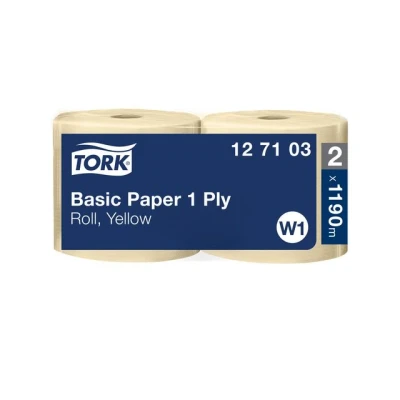 Bild av Tork Industritorkrulle Universal W1 1 lags gul 2/fp