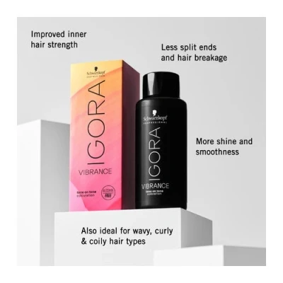 Bild av Schwarzkopf Professional Igora Vibrance Demi permanent hårfärg 60 ml 7 0