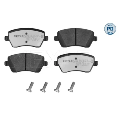 Bild av MEYLE 025 239 7317/PD Jeu de plaquettes frein PD Quality Essieu avant contact signal d&#039;usure exclu avec tôle anti bruit, vis/boulons