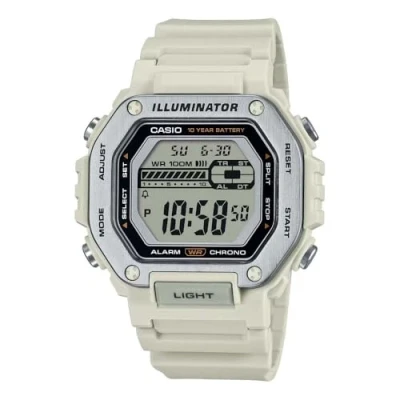 Bild av Casio MWD110 Digitalklocka, Storlek: One Size, White