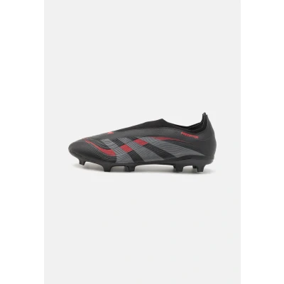 Bild av adidas Performance Predator League Laceless FG/MG Fotbollsskor fasta dobbar, Storlek: 46 2/3, Core black/grey four/lucid red Textil/syntet