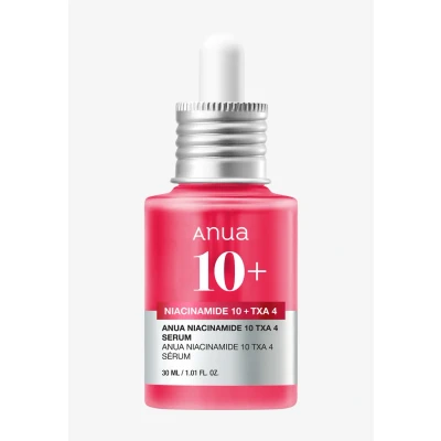 Bild av ANUA serum med 10 % niacinamid + 4 tranexamsyra, ceramid, hyaluronsyra, vitamin B12, naturlig färg, för känslig hud, koreansk glashud, parfymfri (30 ml)