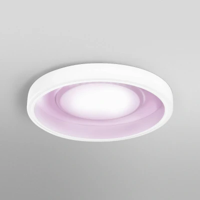 Bild av LEDVANCE SMART+ ORBIS Claria WiFi taklampa, 32W, 4200lm, 490mm, justerbart vitt ljus (2700K 6500K) &amp; 16 miljoner färger, dimbar, appkontrollerbar, kompatibel med Amazon, Google, etc., IP20