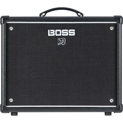 Bild av BOSS Katana 50 Gen 3 gitarrförstärkare kompakt watts comboförstärkare specialdesignad 12 tums högtalare vidareutvecklat Tube Logic ljud förstärkartyper inbyggda effekter Black