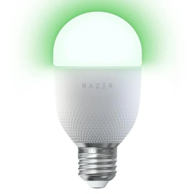 Bild av Razer Aether Smart Light Bulb LED lampa för smarta hem (finns i storlekarna E26/E27, drivs av Chroma RGB, Matter kompatibel, fungerar med Home appen)